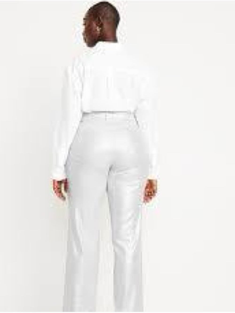 Old Navy High-Rise Wide Leg Jeans in White